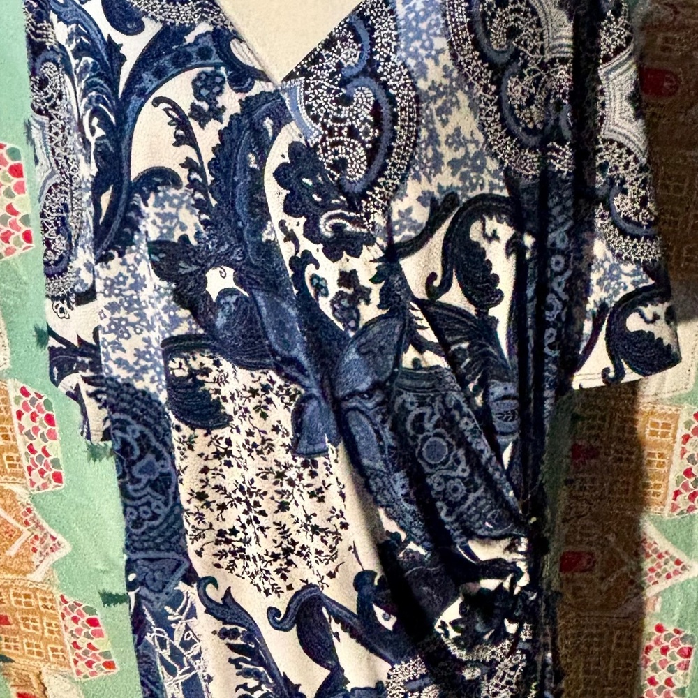 Glamour Faux Wrap DRess